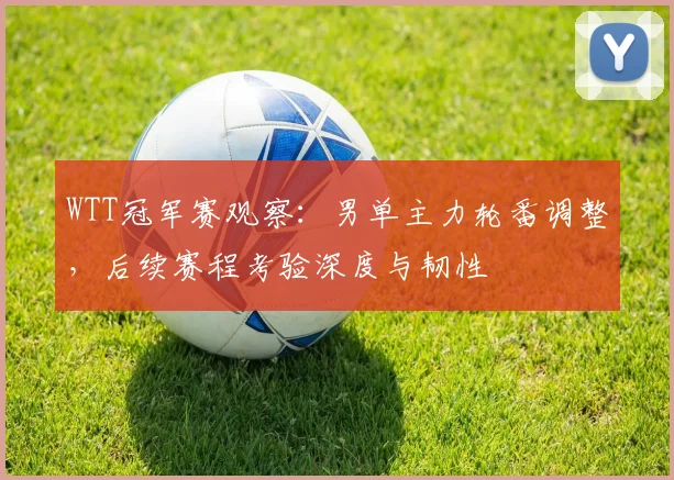 WTT冠军赛观察：男单主力轮番调整，后续赛程考验深度与韧性